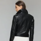 DARIA - Genuine-utter-Soft-Lamb-Leather-Biker-Jacket-back-side
