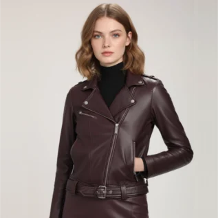 JULIETTE-Genuine-Leather-Biker-Jackets-font-side