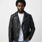 Leather-biker-jacket-front-side