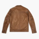 Men's-Roadster-Jacket-In-Tan-Walnut-Leather-Back-side