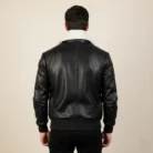 Airin-G-1-Black-&-White-Leather-Bomber-Jacket-back