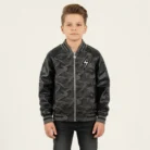 Camo-Flash-Leather-Bomber-front