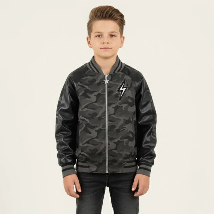 Camo-Flash-Leather-Bomber-front Camo-Flash-Leather-Bomber-front