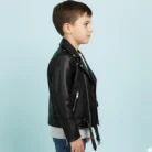 KIDS-BOWERY-BLACK-LEATHER-JACKET-side