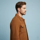 Men's-Brown-Suede-Leather-Cowboy-Western-Jacket-side