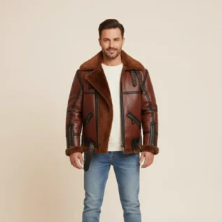 Men’s-RAF-British-Shearling-Aviator-Jacket-front
