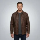 Mens-Western-Suede-Leather-Bomber-Jacket-front
