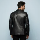 Theodore-Black-Western-style-blazer-back