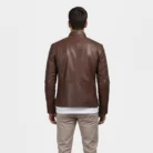 Bikers-Brown-Leather-Jacket-back