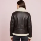 B3 Bomber Jacket Aviator Real Shearling B3 Bomber Jacket Winter back