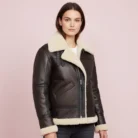 B3 Bomber Jacket Aviator Real Shearling B3 Bomber Jacket Winter front