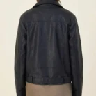 Faux Leather PU Oversized Jacket back