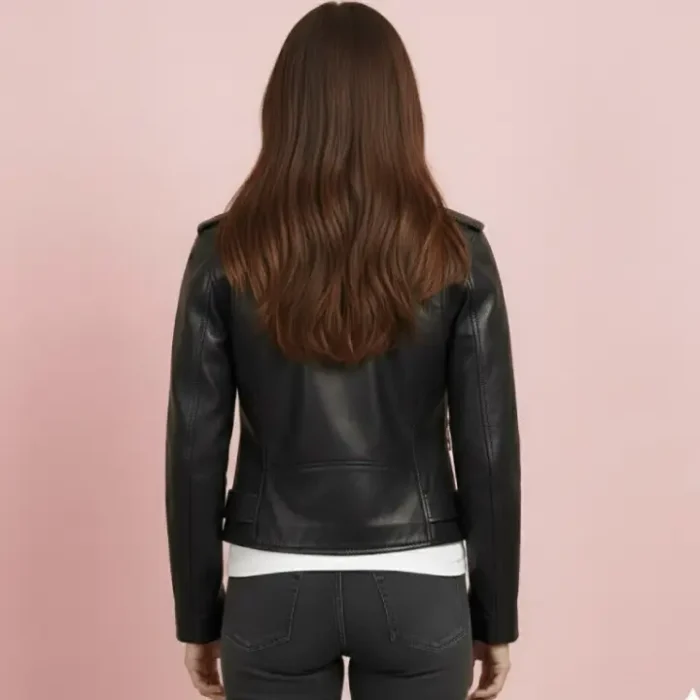 Imogen - Women's Motorcycle Leather Jacket back