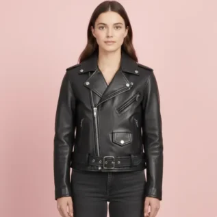 Imogen - Women's Motorcycle Leather Jacket front