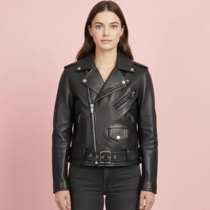Imogen - Women's Motorcycle Leather Jacket front