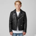 Kids Biker Jacket front