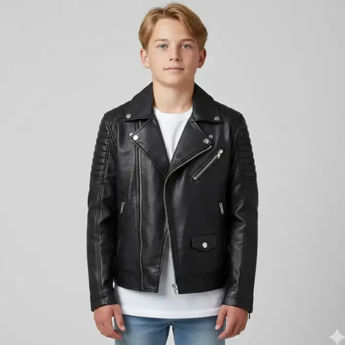 Kids Biker Jacket front