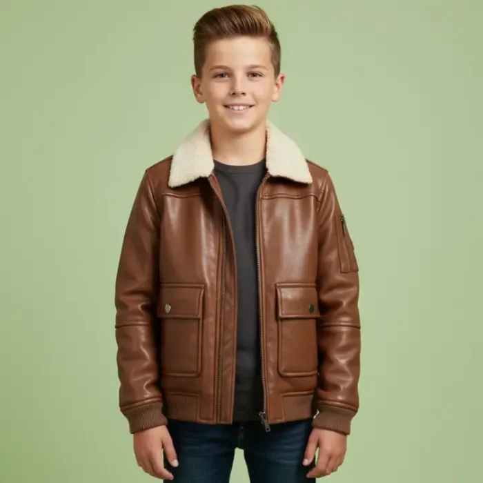 Kid Bomber Jacket front