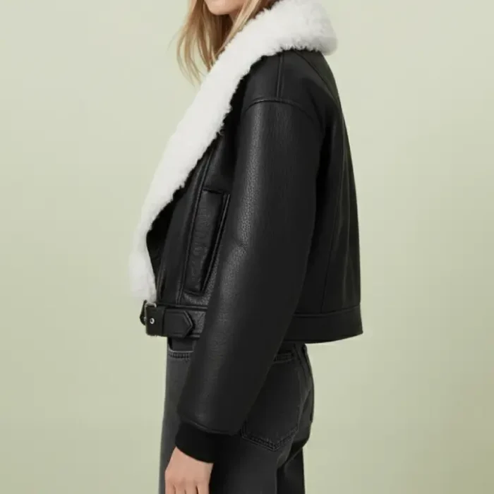 Libra Shearling Jacket side