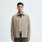 SUEDE LEATHER JACKET front