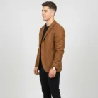 Borges Khaki Wool Blazer side