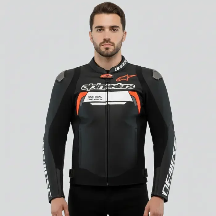 Men's Racing Motorcycle Jacket front