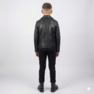 Premium Leather Biker Jacket back
