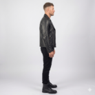 Premium Leather Biker Jacket side