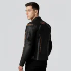 Sport Racing Leather Jacket back